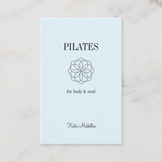 Mandala Yoga Pilates Wellness Visitekaartje (Voorkant)