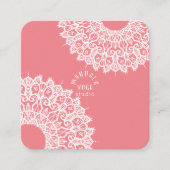 Mandala Yoga Studio Vierkante Visitekaartje (Voorkant)