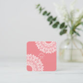 Mandala Yoga Studio Vierkante Visitekaartje (Staand voorkant)