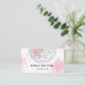 Mandala Yoga Visitekaartje (Staand voorkant)