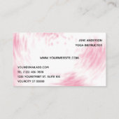 Mandala Yoga Visitekaartje (Achterkant)