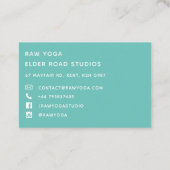 Mandala Yoga Wellness Spiritueel Visitekaartje (Achterkant)