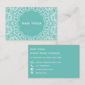 Mandala Yoga Wellness Spiritueel Visitekaartje (Voorkant / Achterkant)