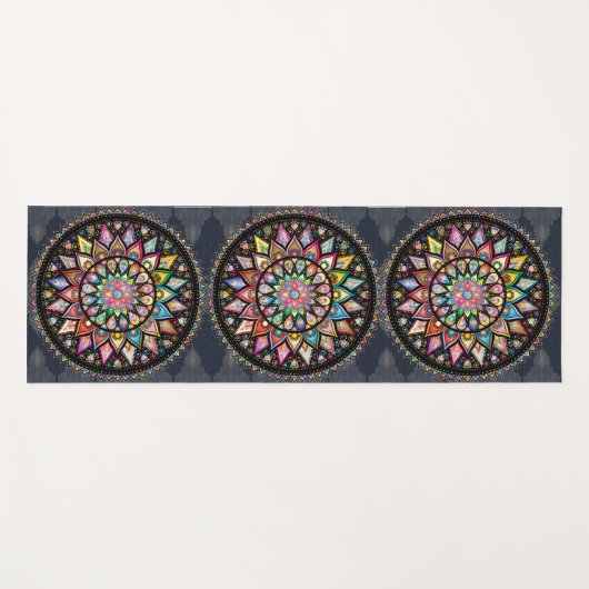 Mandala Yogamat (Voorkant (horizontaal))