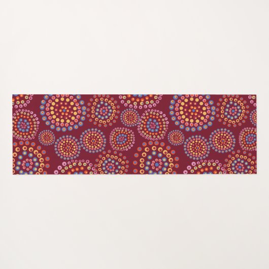 Mandala Yogamat (Achterkant (horizontaal))