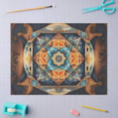 Mandala Zachte Kleur decoupage Tissuepapier (Craft)