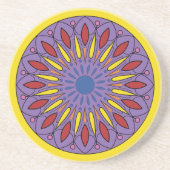Mandala Zandsteen Onderzetter (Voorkant)