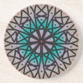 Mandala Zandsteen Onderzetter (Voorkant)