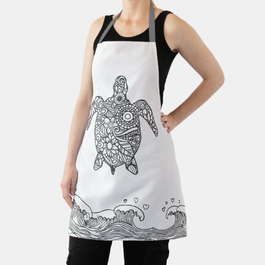 Mandala Zee Turtle Schort (Insitu)