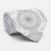 Mandala Zen Buddha Geometric Stropdas (Opgerold)