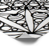 Mandala Zen Pattern Lineart Poster Print (Hoek)