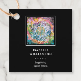 Mandala Zen Reiki Yoga Massage Heilige Spirituele Bedankjes Labels