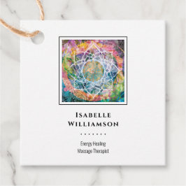 Mandala Zen Reiki Yoga Massage Sacred Spiritueel Bedankjes Labels