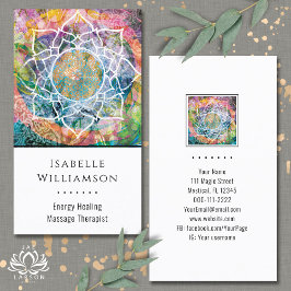 Mandala Zen Reiki Yoga Massage Sacred Spiritueel Visitekaartje