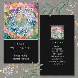 Mandala Zen Reiki Yoga Massage Sacred Spiritueel Visitekaartje