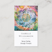 Mandala Zen Reiki Yoga Massage Sacred Spiritueel Visitekaartje (Voorkant)