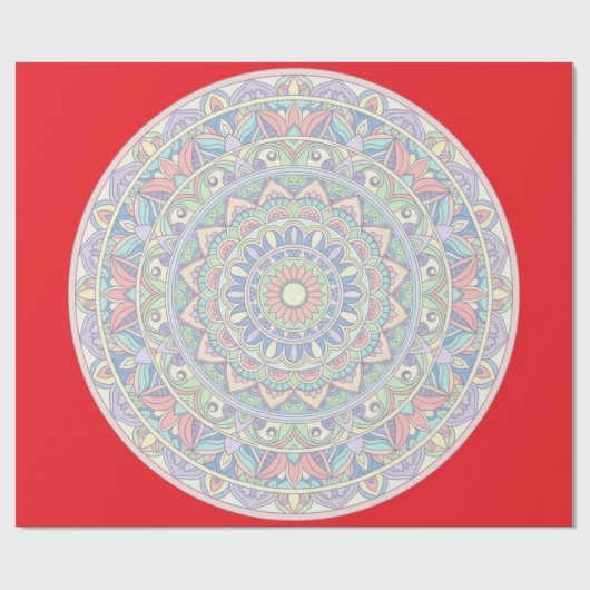 Mandala Zen Yoga Spiritual  Cadeaupapier (Vlak)