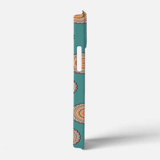 Mandala Zigzag Pattern Case-Mate iPhone Case (Achterkant / Rechts)