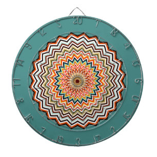 Mandala Zigzag Pattern Dartbord