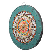 Mandala Zigzag Pattern Dartbord (Voorkant Rechts)