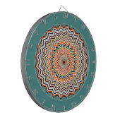 Mandala Zigzag Pattern Dartbord (Voorkant Links)