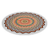 Mandala Zigzag Pattern Snijplank (Hoek)