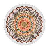 Mandala Zigzag Pattern Snijplank (Voorkant)