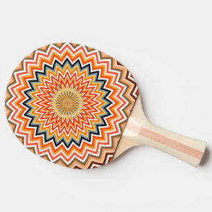 Mandala Zigzag Pattern Tafeltennisbatje
