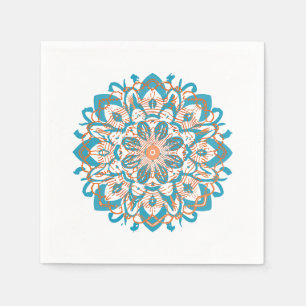 mandala Zoom papier Servet