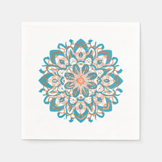 mandala Zoom papier Servet