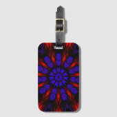Mandala Zuidwest Hippie Boho Chic Bohemian Bagagelabel (Voorkant (verticaal))