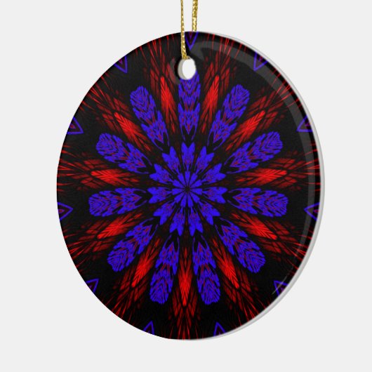 Mandala Zuidwest Hippie Boho Chic Bohemian Keramisch Ornament (Links)
