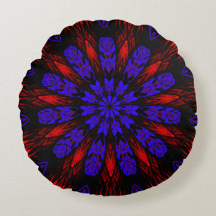 Mandala Zuidwest Hippie Boho Chic Bohemian Rond Kussen