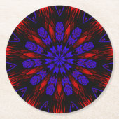 Mandala Zuidwest Hippie Boho Chic Bohemian Ronde Kartonnen Onderzetter (Voorkant)