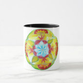 Mandala Zwart 325 ml Ringer Mok (Midden)