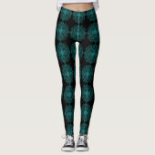 Mandala zwart leggings (Voorkant)