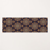 Mandala-Zwart Yogamat (Voorkant (horizontaal))