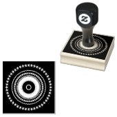 Mandalaic tiling rubberstempel (Gestempeld)