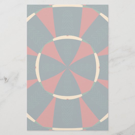 Mandalaïsche caleidoscoop briefpapier (Voorkant)