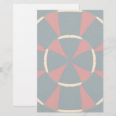 Mandalaïsche caleidoscoop briefpapier (Voorkant / Achterkant)