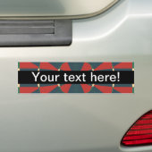 Mandalaïsche caleidoscoop bumpersticker (Op auto)