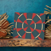 Mandalaïsche caleidoscoop fotoplaat (Zijkant)