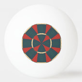Mandalaïsche caleidoscoop pingpongbal (Achterkant)