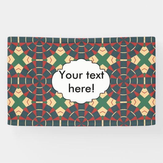 Mandalaïsche caleidoscoop spandoek (Horizontaal)