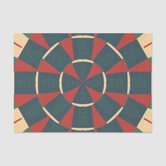 Mandalaïsche caleidoscoop tissuepapier (Voorkant)