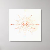 Mandalas Boho Wandkunst | Heilige Geometrie  Canvas Afdruk (Voorkant)