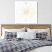 Mandalas Boho Wandkunst | Heilige Geometrie  Canvas Afdruk (Insitu (Slaapkamer))
