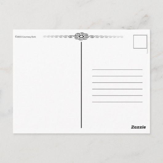 Mandalas Briefkaart (Achterkant)