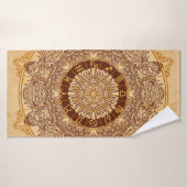 Mandala's, dierenriem, , cirkel. badhanddoek (Badhanddoek)