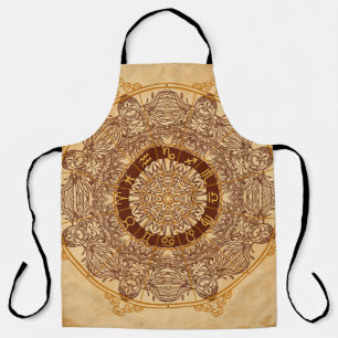 Mandala's, dierenriem, , cirkel. schort